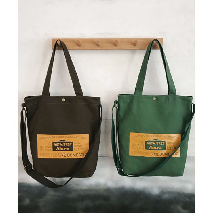 HOOK 2wayキャンバスショルダーバッグ トートバッグ[品番
