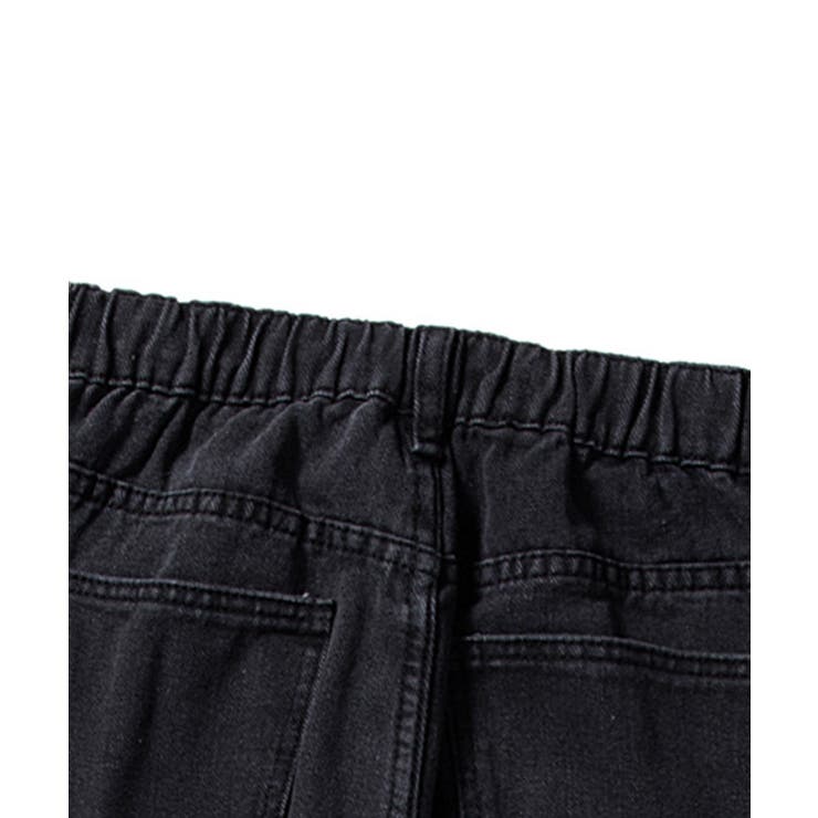デニム　黒　ワイド　良品。 BLACKUP ジーンズ デニム デニムパンツ 「MADE」 ノバン