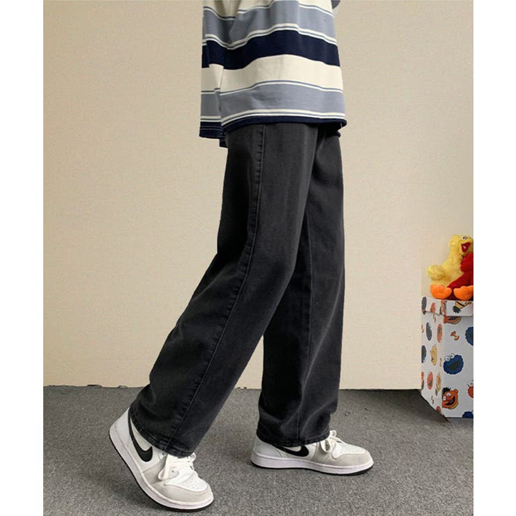 ストレートワイドデニム メンズ おしゃれ | aimoha men | 詳細画像7 