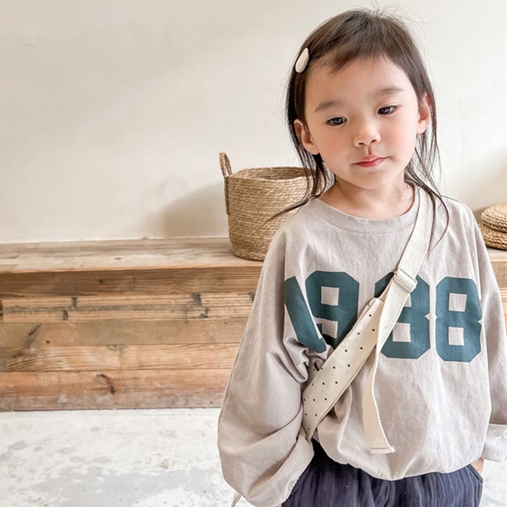 aimoha KIDS アメカジ前プリントログTEE | aimoha  | 詳細画像1 