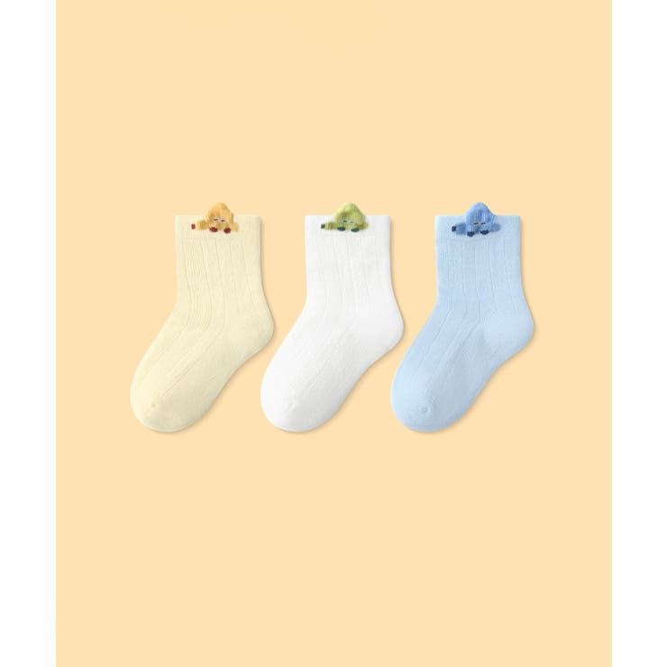 【MOSOX】キッズソックス 3 色セット | aimoha kids | 詳細画像1 
