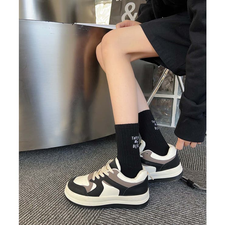 2025 MOSOX NEW COLLECTION]英字ロゴリブソックス[品番