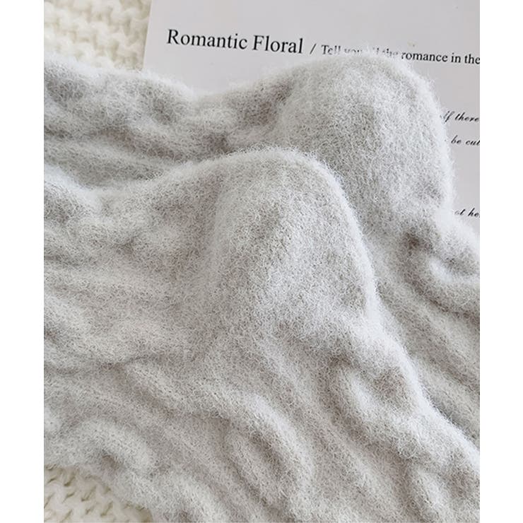 【MOSOX】ケーブル編み風レディースソックス | aimoha  | 詳細画像7 