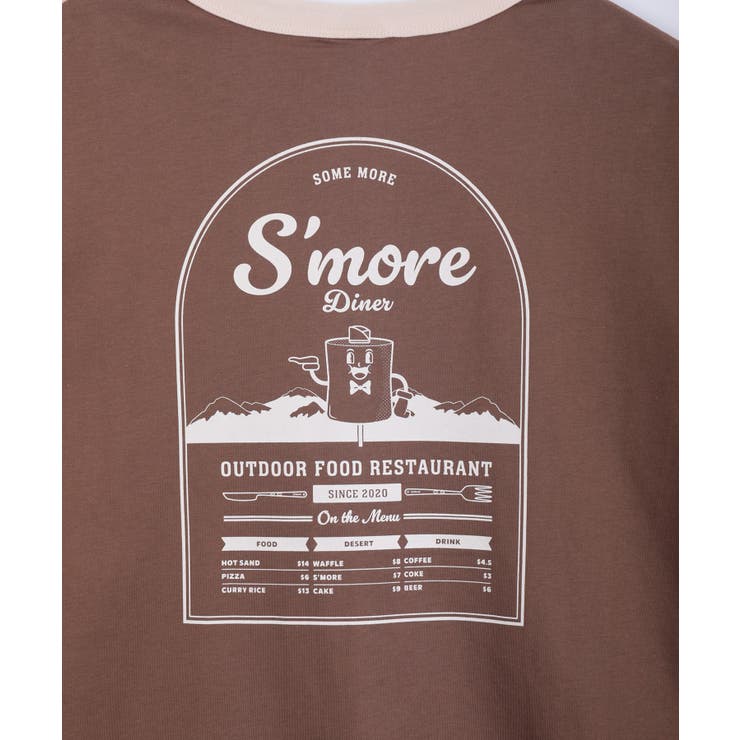 S'more diner ringer T-shirt【SS】 | aimoha  | 詳細画像2 