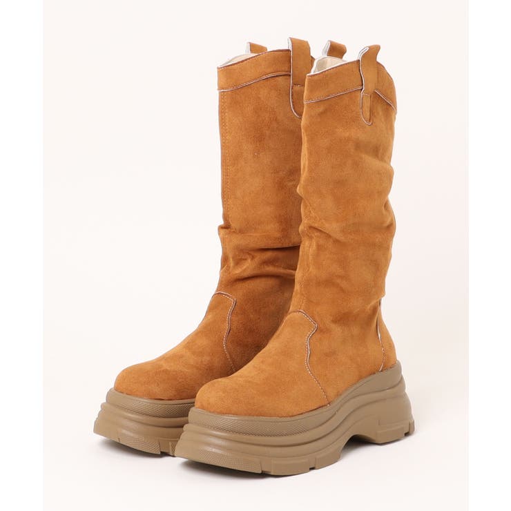 【SHOES 365】厚底フィットブーツ【AW】 | aimoha  | 詳細画像2 