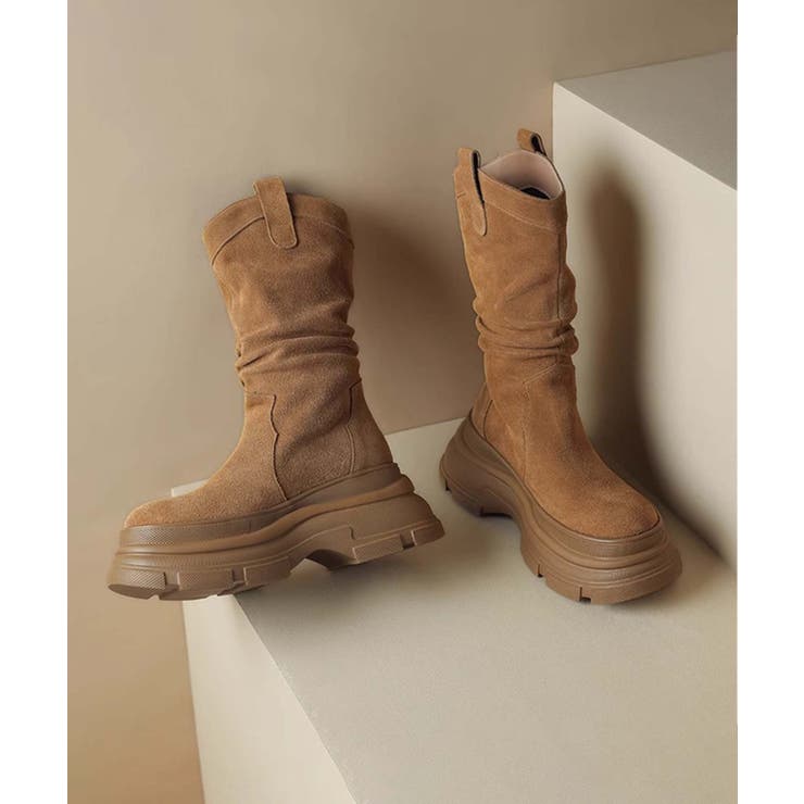 【SHOES 365】厚底フィットブーツ【AW】 | aimoha  | 詳細画像5 