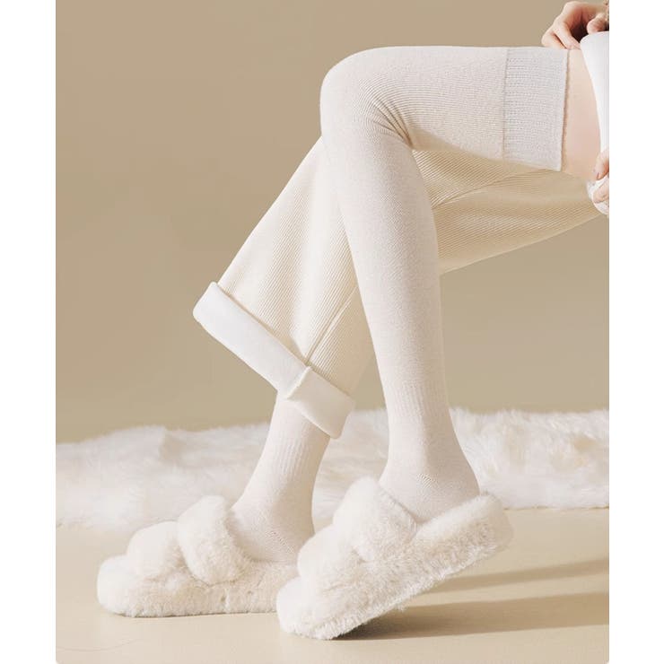 オフホワイト | 【MOSOX】微圧保温ニーハイソックス【AW】 | aimoha 