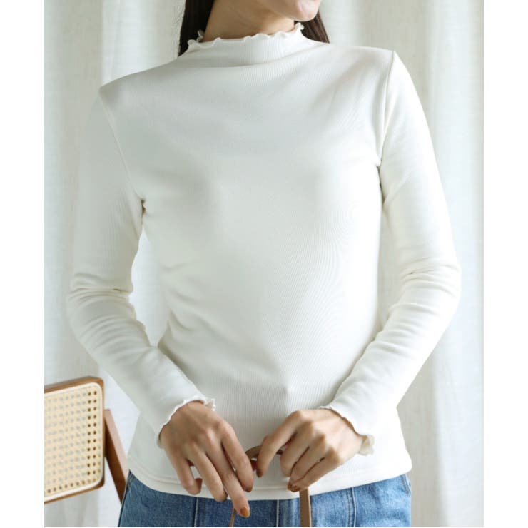 aimoha/フリル裏起毛裏ボアインナートップス ハイネック【AW】 | aimoha  | 詳細画像30 