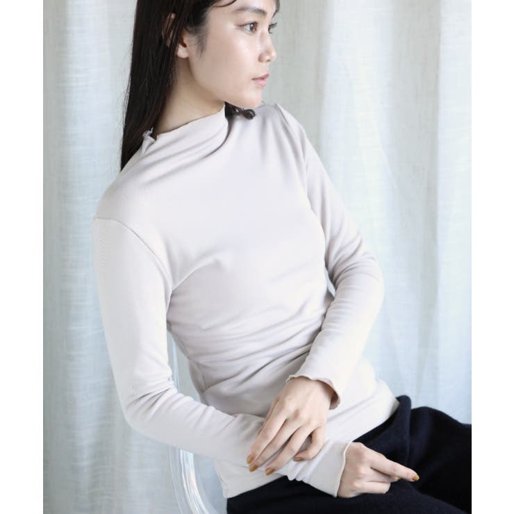 aimoha/フリル裏起毛裏ボアインナートップス ハイネック【AW】 | aimoha  | 詳細画像32 