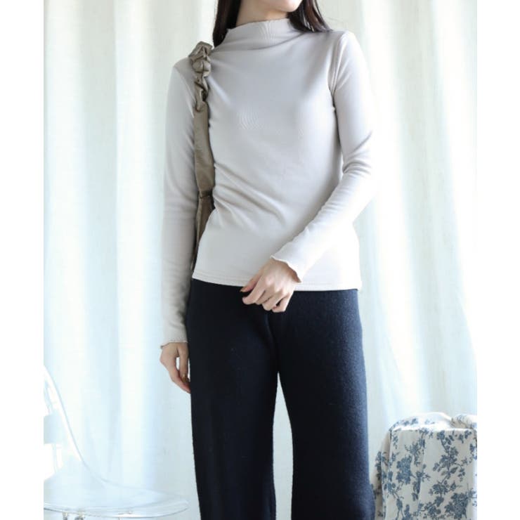 aimoha/フリル裏起毛裏ボアインナートップス ハイネック【AW】 | aimoha  | 詳細画像33 