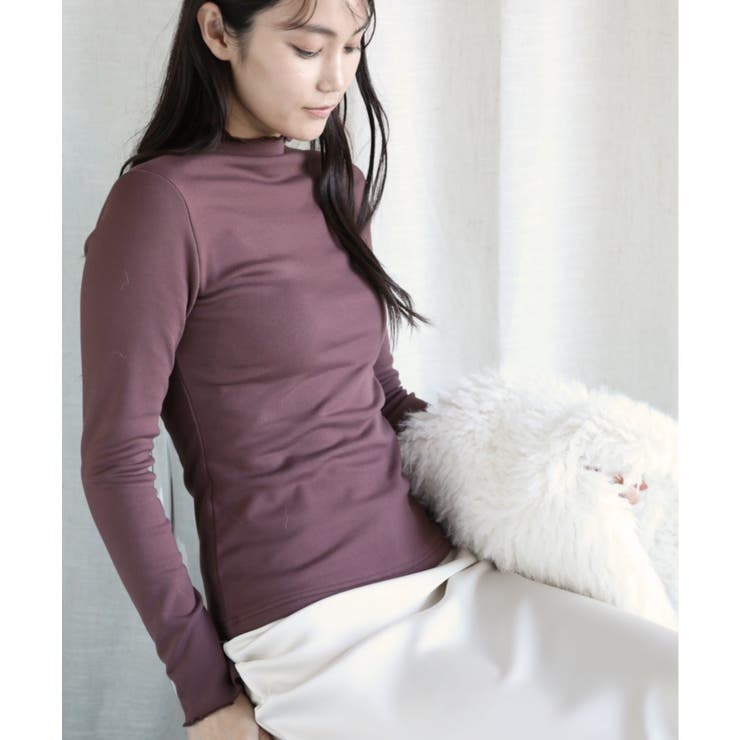 aimoha/フリル裏起毛裏ボアインナートップス ハイネック【AW】 | aimoha  | 詳細画像37 