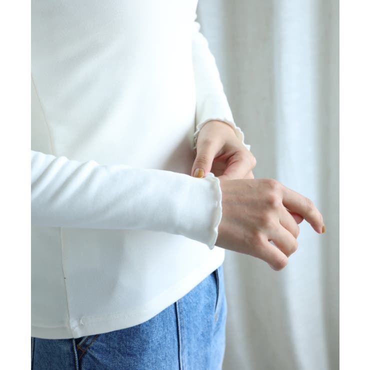 aimoha/フリル裏起毛裏ボアインナートップス ハイネック【AW】 | aimoha  | 詳細画像45 