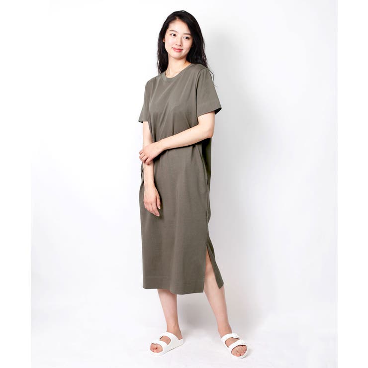 コットンスウェットワンピースワンピース 半袖 マキシ 品番 Xt Aimoha アイモハ のレディースファッション通販 Shoplist ショップリスト