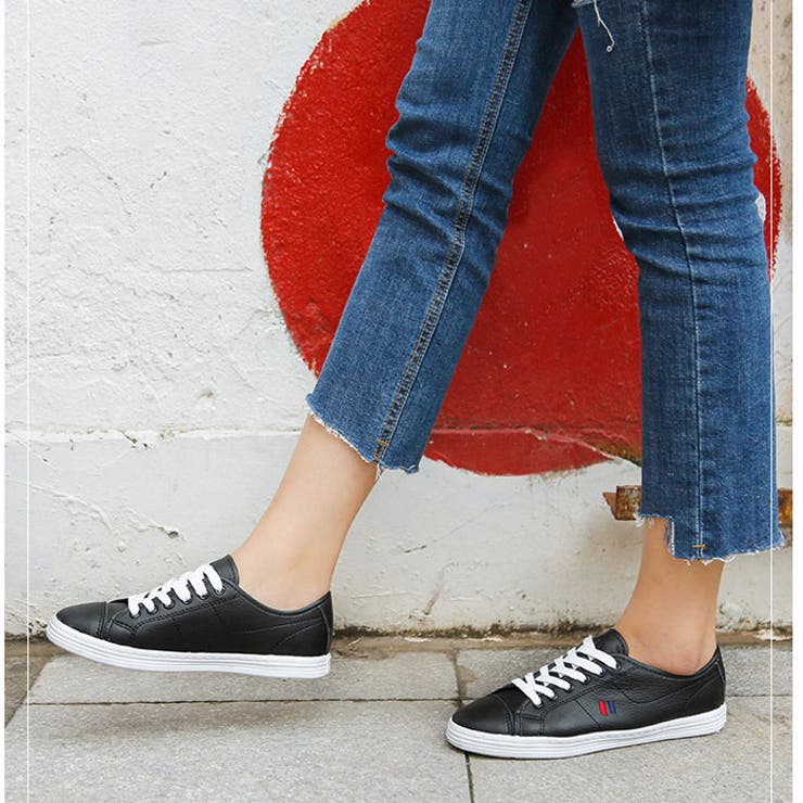 Outlet トリコロールローカットpuスニーカー スニーカー 品番 Xt Aimoha アイモハ のレディースファッション通販 Shoplist ショップリスト