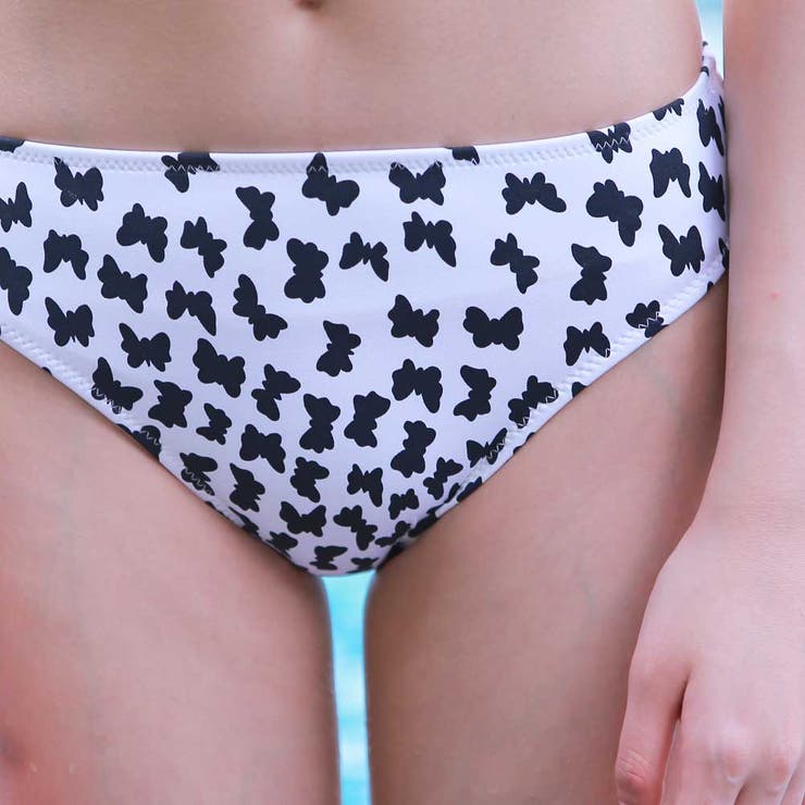 蝶柄バンドゥビキニ 水着 ビキニ[品番：XT000002485]｜aimoha