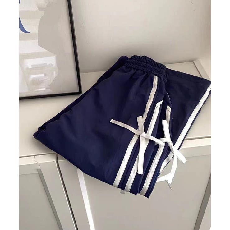 【-aimoha-KIDS-】リボンライン ワイドパンツ | aimoha kids | 詳細画像11 