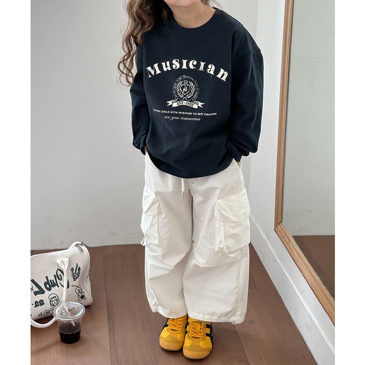 【aimoha-KIDS-】カレッジロゴロンT | aimoha kids | 詳細画像7 