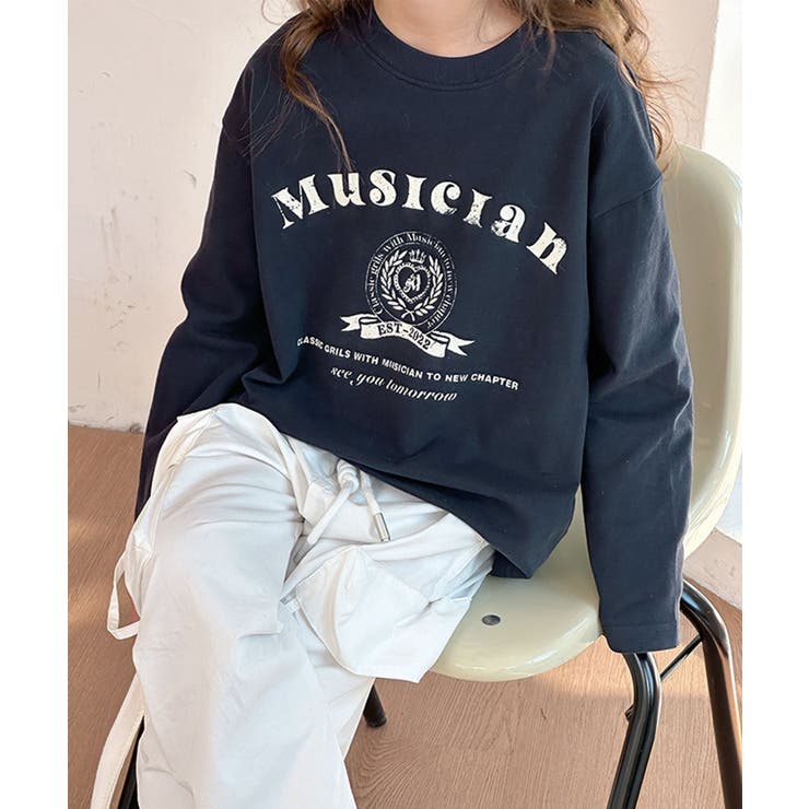 【aimoha-KIDS-】カレッジロゴロンT | aimoha kids | 詳細画像9 