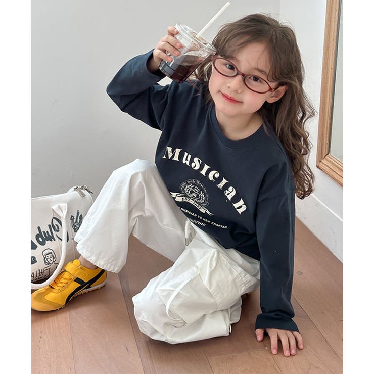 【aimoha-KIDS-】カレッジロゴロンT | aimoha kids | 詳細画像10 