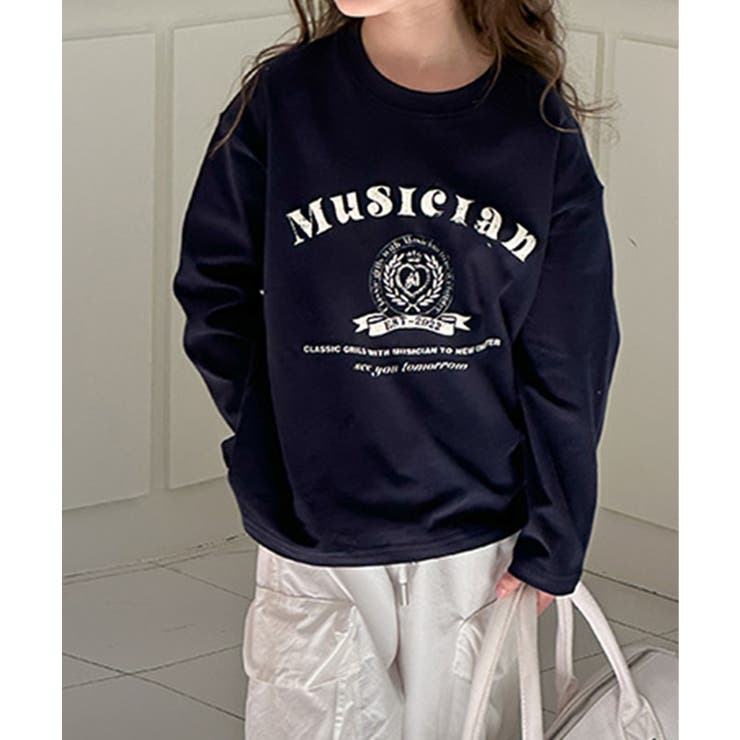 【aimoha-KIDS-】カレッジロゴロンT | aimoha kids | 詳細画像11 