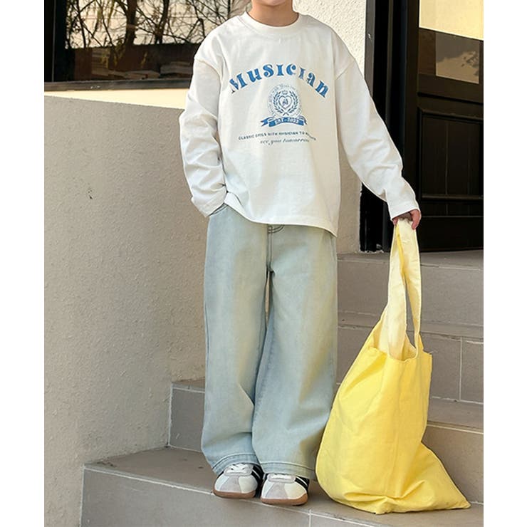 【aimoha-KIDS-】カレッジロゴロンT | aimoha kids | 詳細画像12 