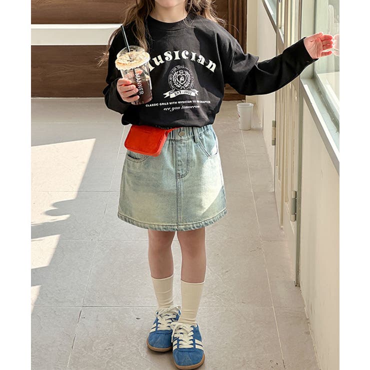 【aimoha-KIDS-】カレッジロゴロンT | aimoha kids | 詳細画像22 