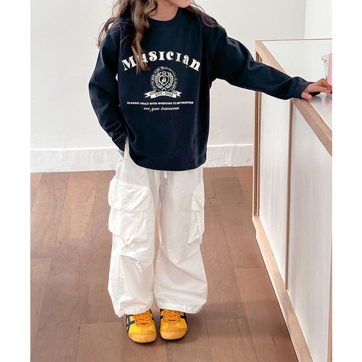 【aimoha-KIDS-】カレッジロゴロンT | aimoha kids | 詳細画像5 