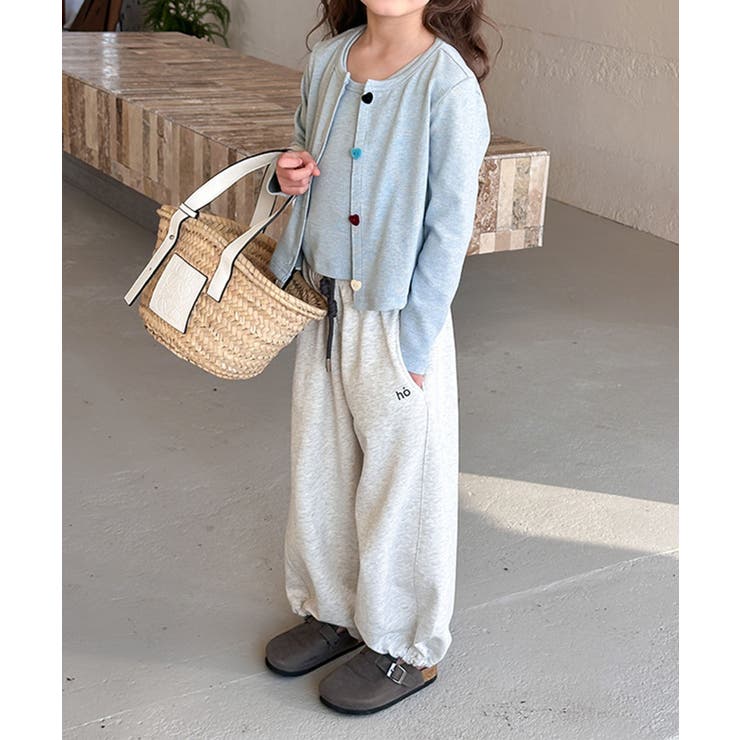 【aimoha-KIDS-】キッズ  ワイドスウェットパンツ | aimoha kids | 詳細画像21 