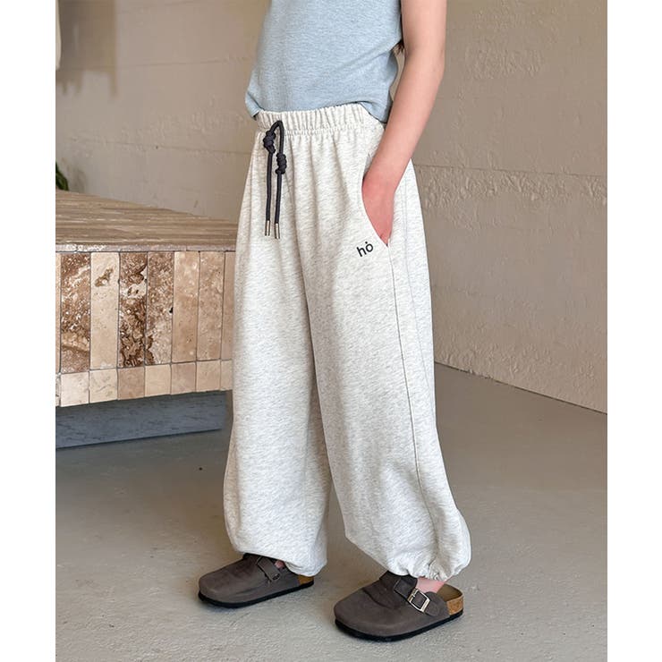 【aimoha-KIDS-】キッズ  ワイドスウェットパンツ | aimoha kids | 詳細画像23 