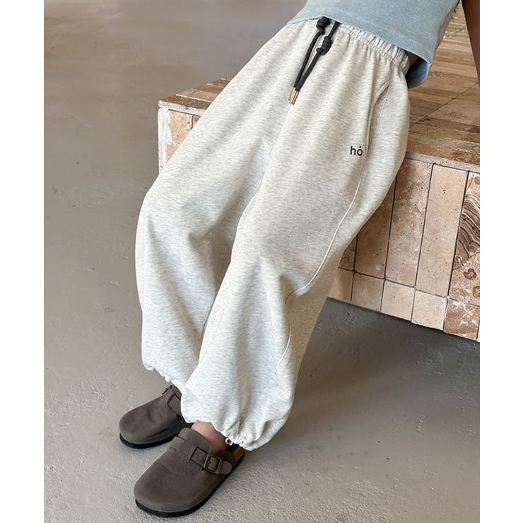 【aimoha-KIDS-】キッズ  ワイドスウェットパンツ | aimoha kids | 詳細画像25 