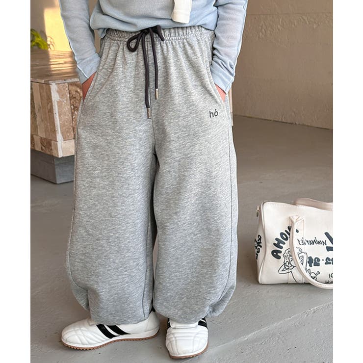 【aimoha-KIDS-】キッズ  ワイドスウェットパンツ | aimoha kids | 詳細画像29 