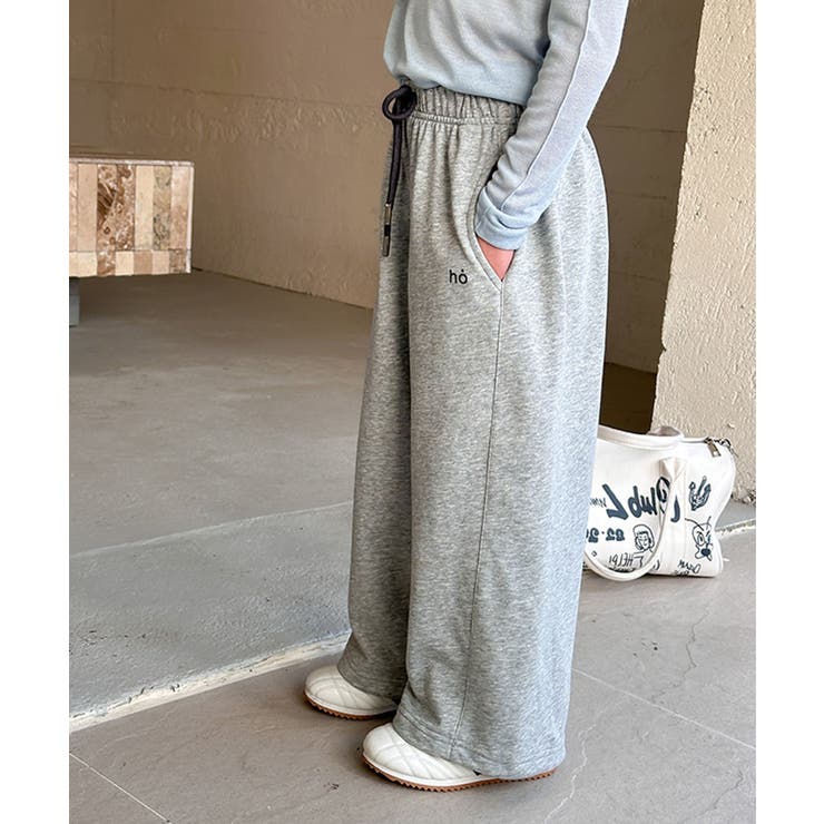 【aimoha-KIDS-】キッズ  ワイドスウェットパンツ | aimoha kids | 詳細画像31 