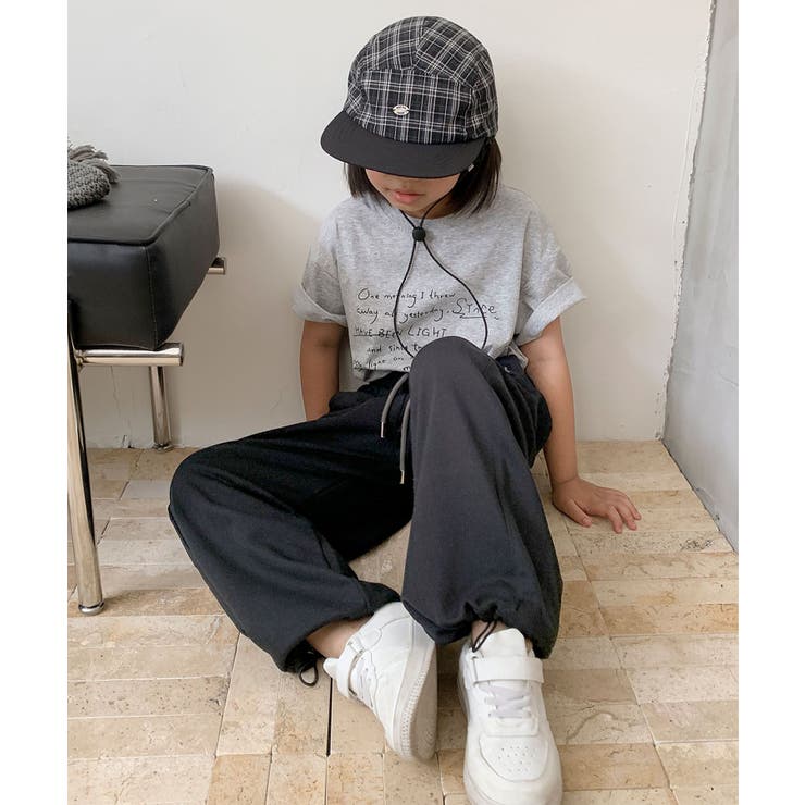 【aimoha-KIDS-】キッズ  ワイドスウェットパンツ | aimoha kids | 詳細画像6 