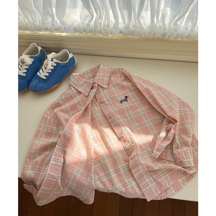 【-aimoha-KIDS-】ゆるっと チェックシャツ | aimoha kids | 詳細画像11 