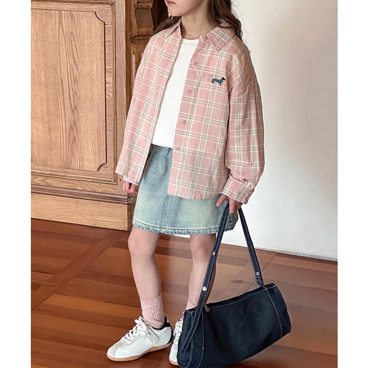 【-aimoha-KIDS-】ゆるっと チェックシャツ | aimoha kids | 詳細画像6 