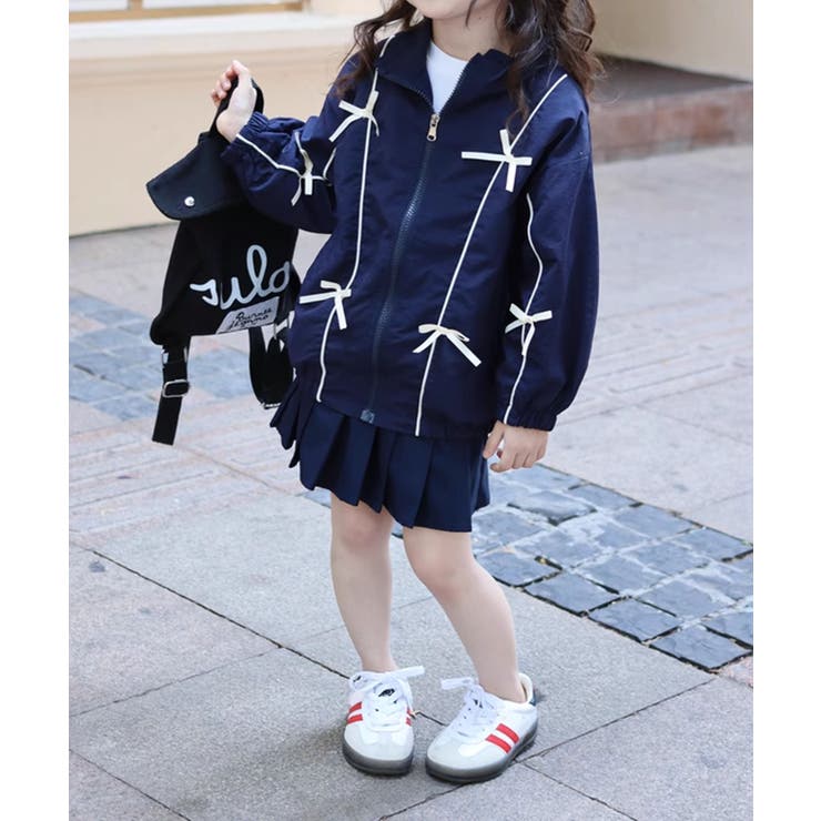 【aimoha-KIDS-】キッズ リボンブルゾン | aimoha kids | 詳細画像11 