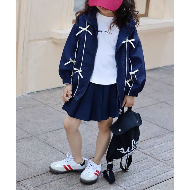 【aimoha-KIDS-】キッズ リボンブルゾン | aimoha kids | 詳細画像12 