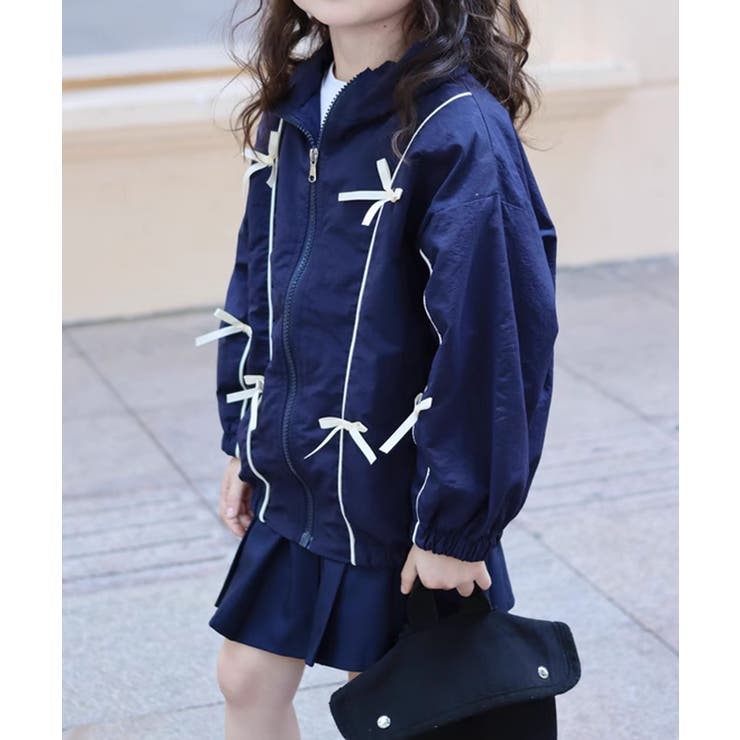 【aimoha-KIDS-】キッズ リボンブルゾン | aimoha kids | 詳細画像17 