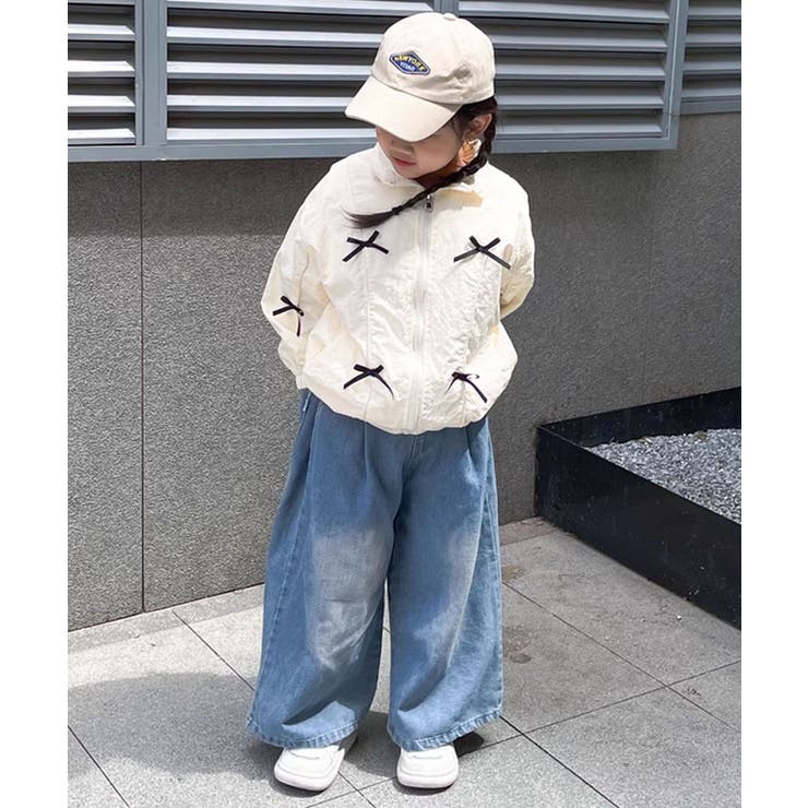 【aimoha-KIDS-】キッズ リボンブルゾン | aimoha kids | 詳細画像5 