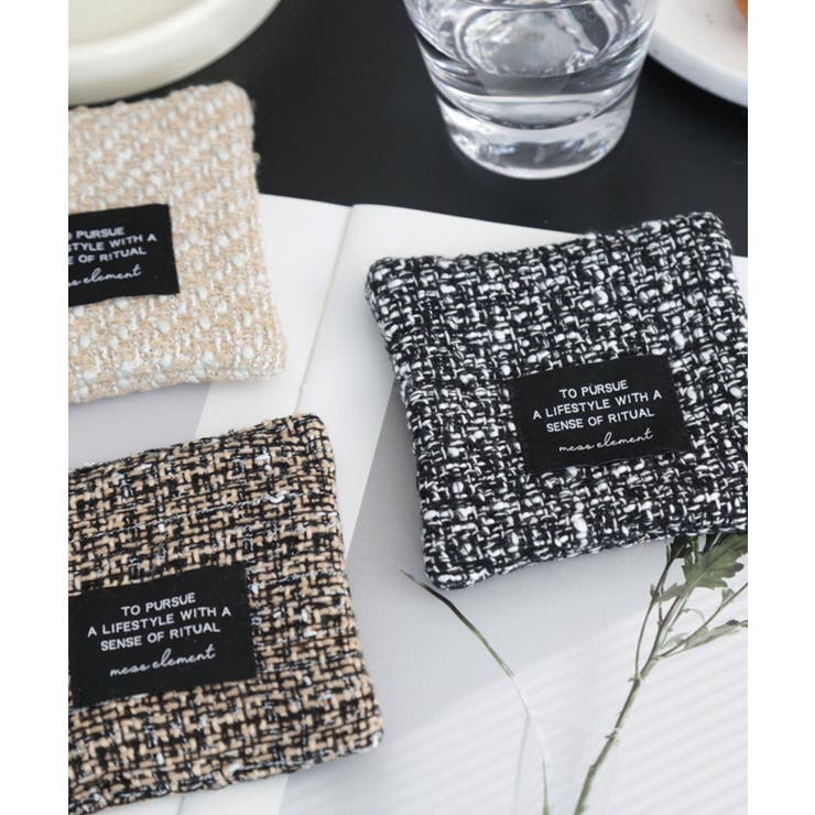 ふんわりツイード風コースター | aimoha  | 詳細画像6 