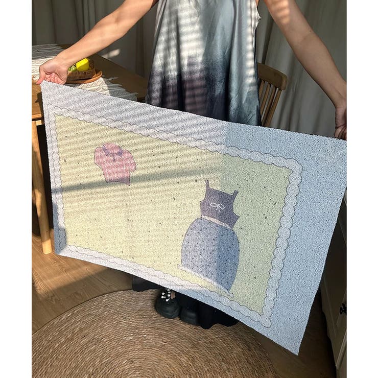 アート風プリントラグ マット | aimoha  | 詳細画像2