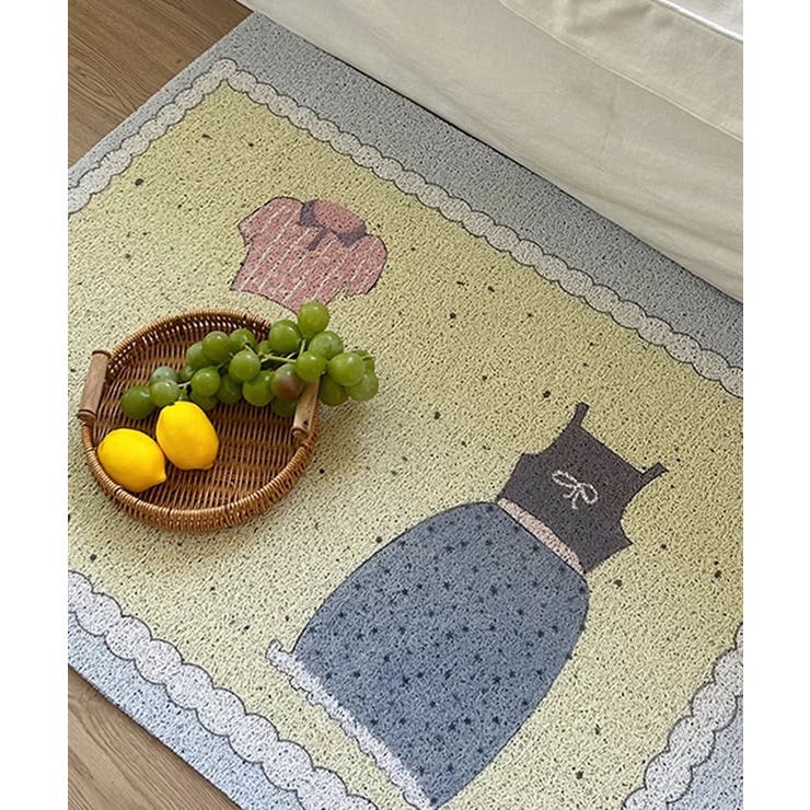 ミックス2 | アート風プリントラグ マット | aimoha