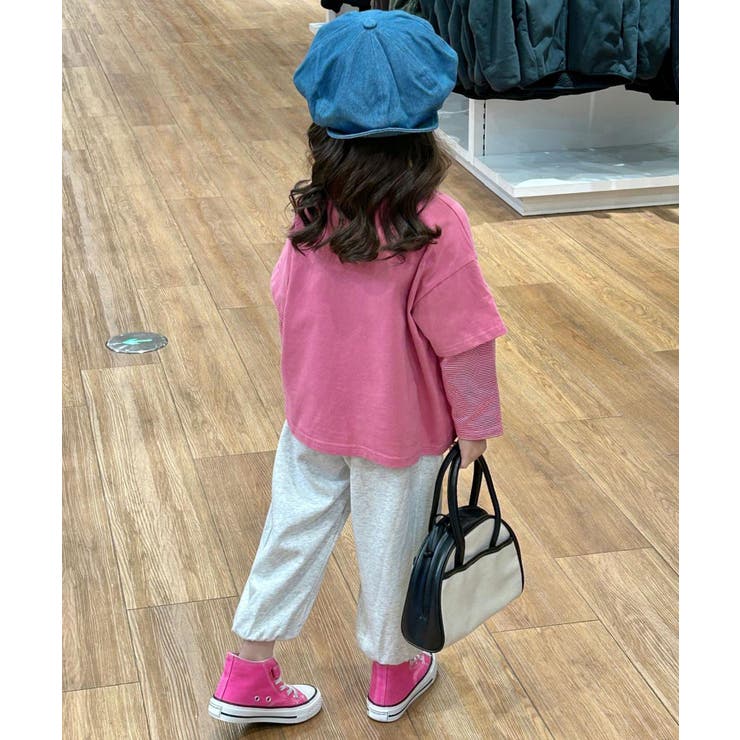 【-aimoha-KIDS-】レイヤード風ロンT | aimoha kids | 詳細画像6 