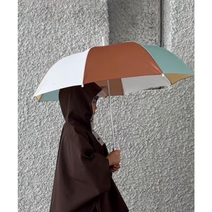 ミックス1 | 【-aimoha-KIDS-】くすみカラー配色キッズ傘 | aimoha kids