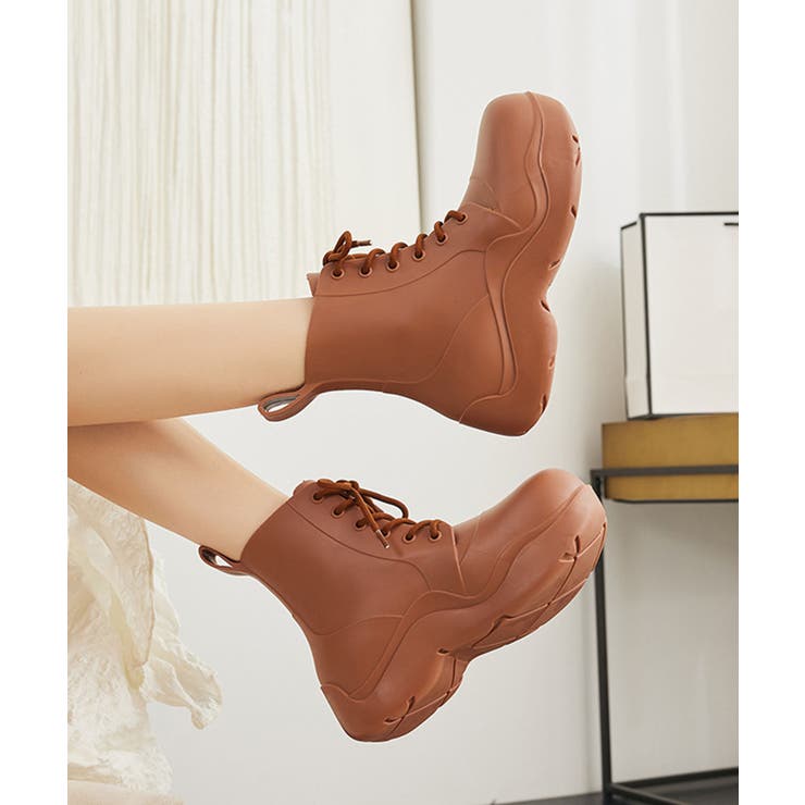 カラフルレースアップレインブーツ | aimoha  | 詳細画像15 