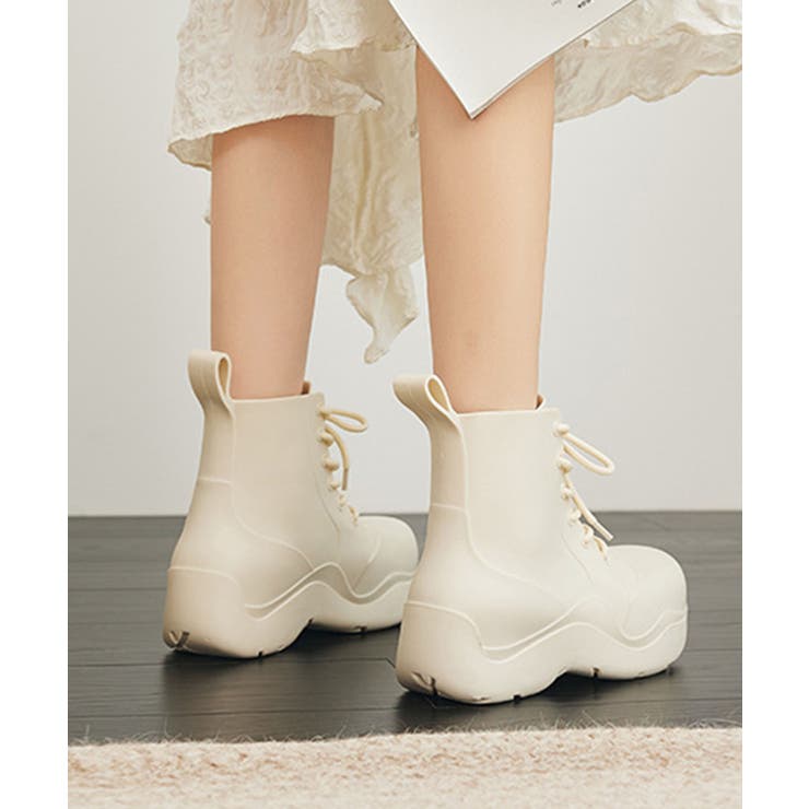 カラフルレースアップレインブーツ | aimoha  | 詳細画像23 