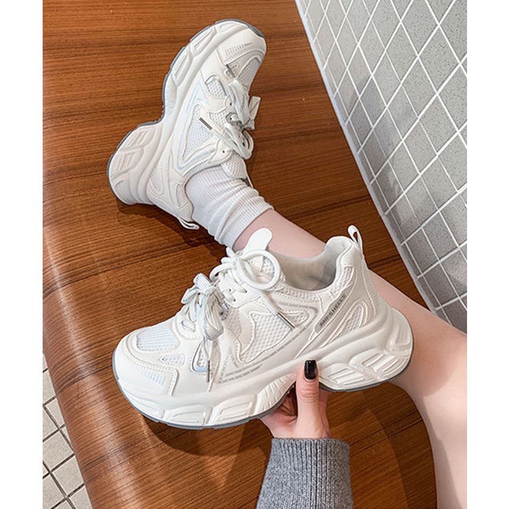【SHOES 365】厚底ダッドスニーカー レディース | aimoha  | 詳細画像22 