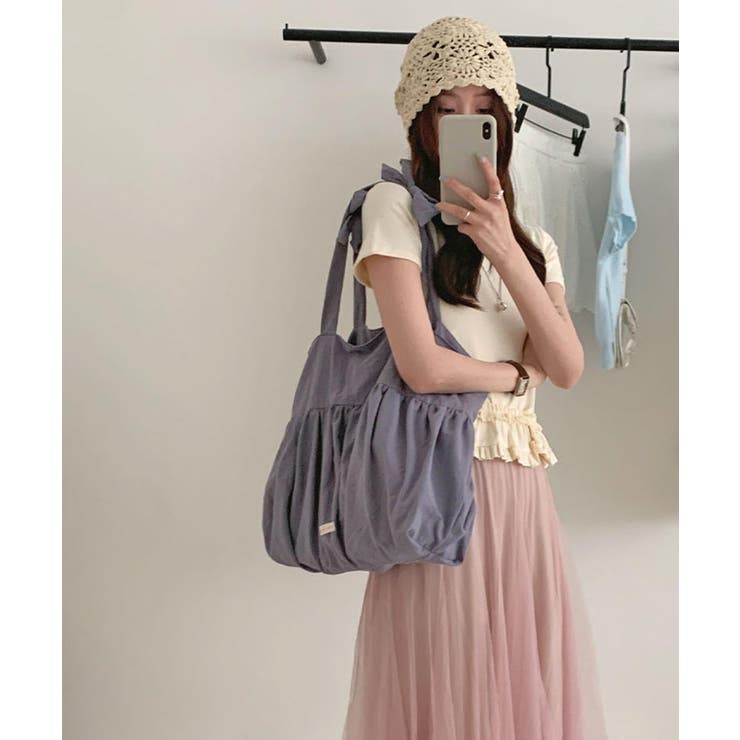 【B.A.G.】シャーリングショルダートートバッグ | aimoha  | 詳細画像2 