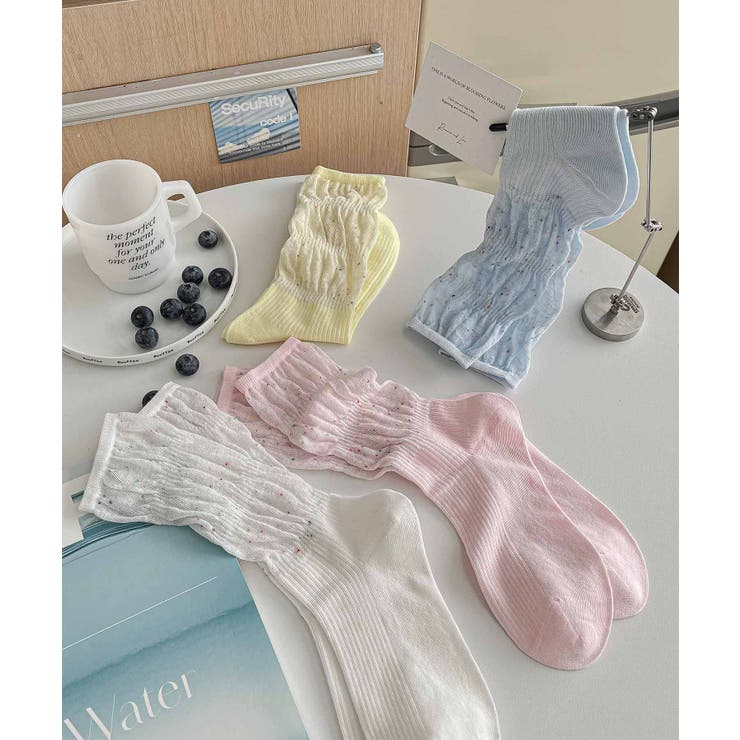 カラーネップミックス リブソックス | aimoha  | 詳細画像9 