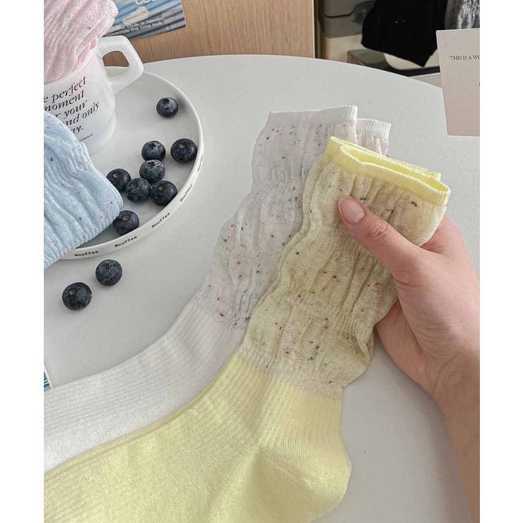 カラーネップミックス リブソックス | aimoha  | 詳細画像10 